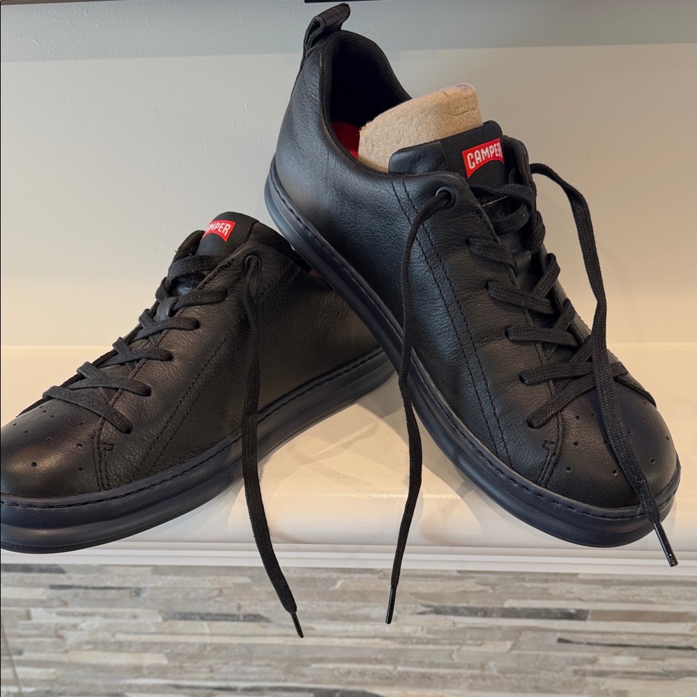 Camper Black Leather Men's Sneakers